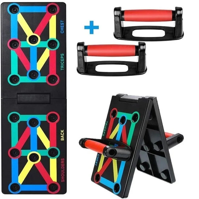 9 in 1 Push Up Rack Board Men Women Fitness Exercise Push-up Stand - TravelBall