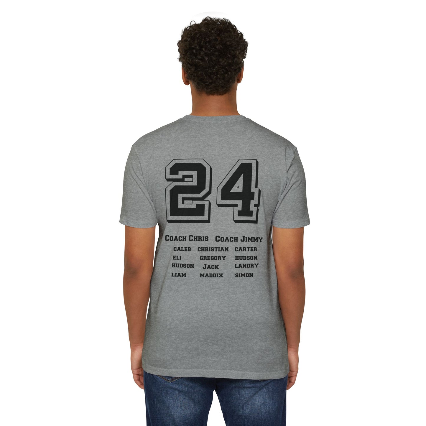 Titans Baseball Team Roster T-Shirt-Carter 24