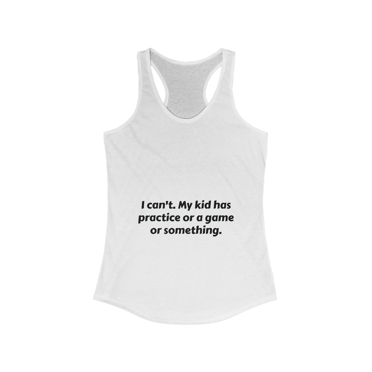 Women's Racerback Tank ( I cant)