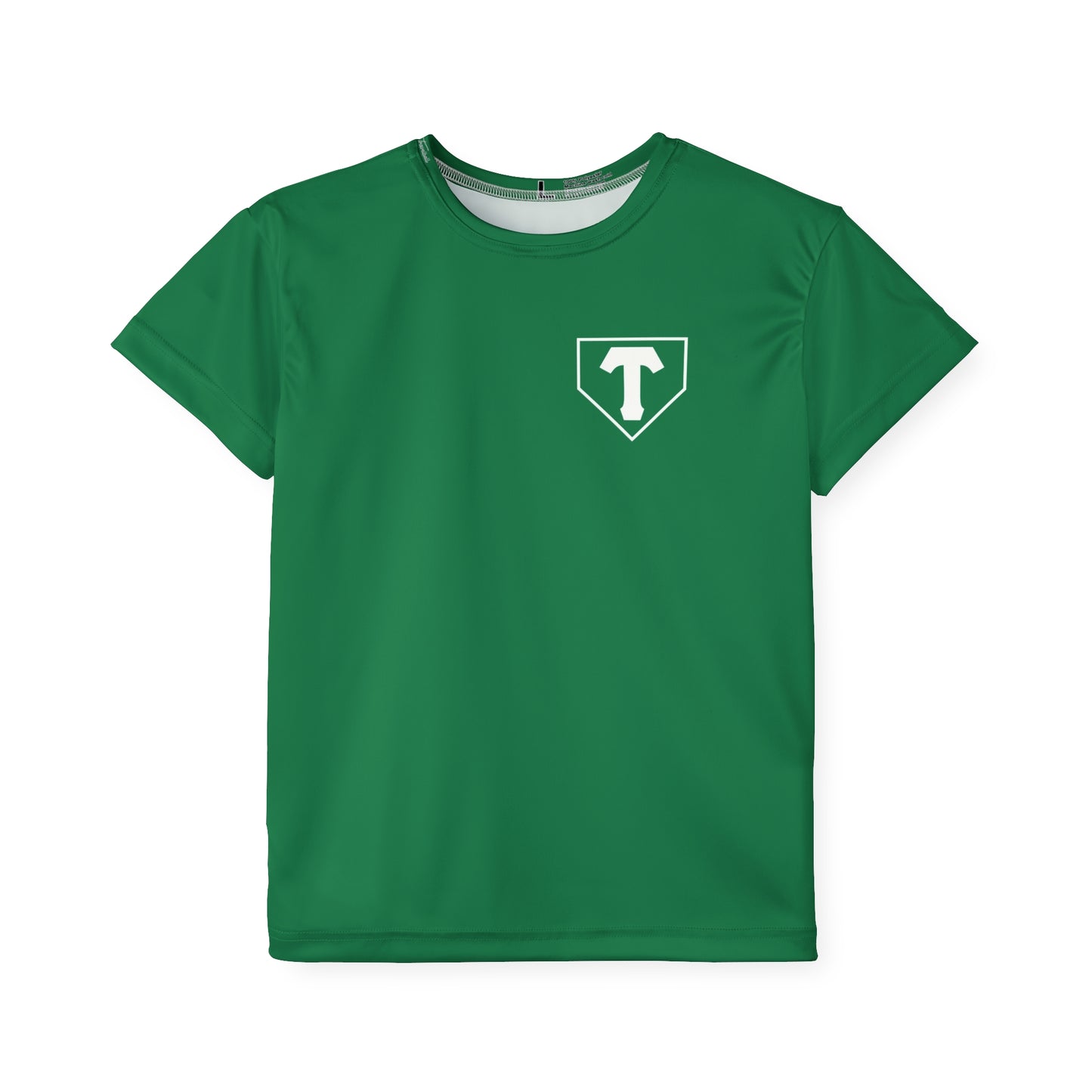 Little Player Team practice jersey w/ name and number (Green)