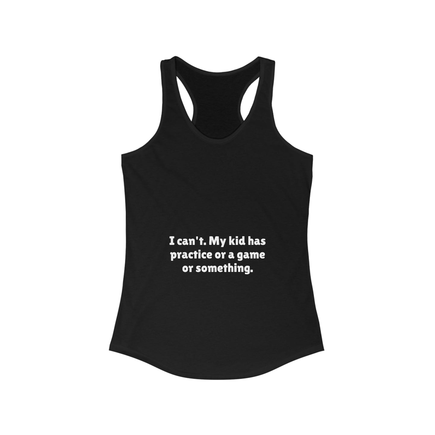 Women's Racerback Tank ( I cant)