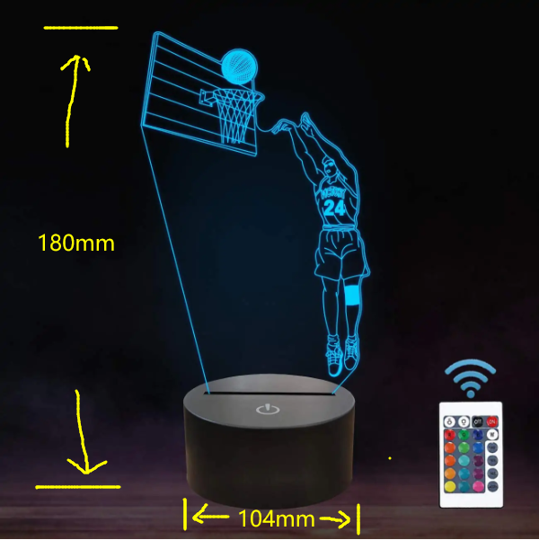 Basketball 3D Lamp - TravelBall