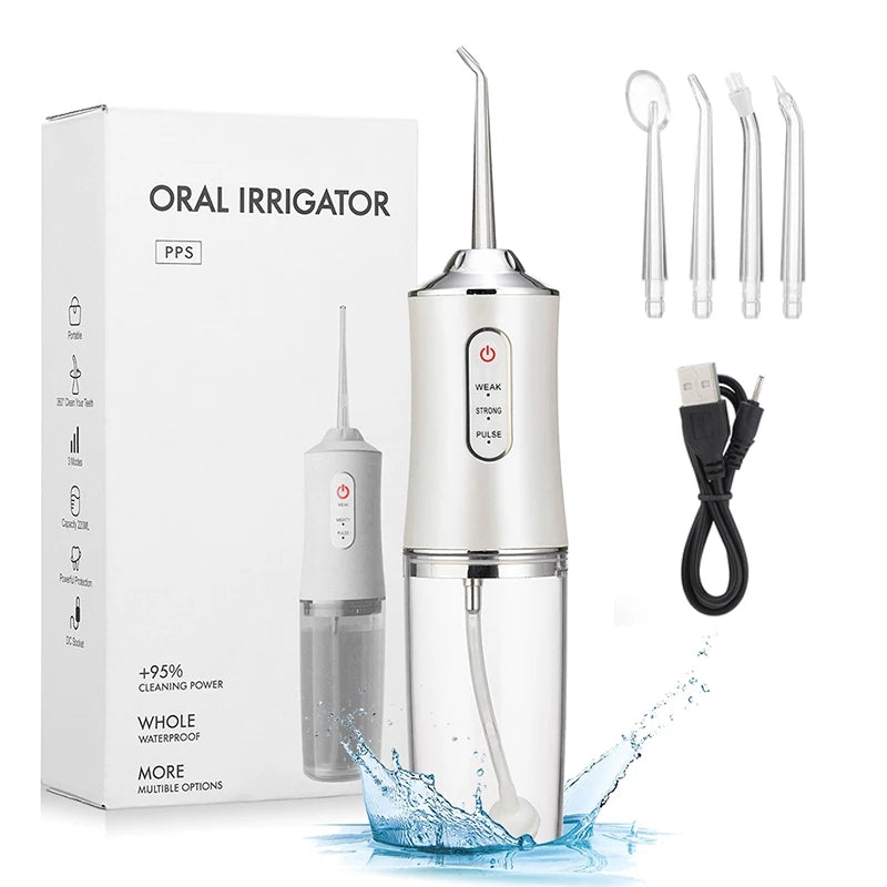 Waterproof Irrigator Dental Cleaner - TravelBall