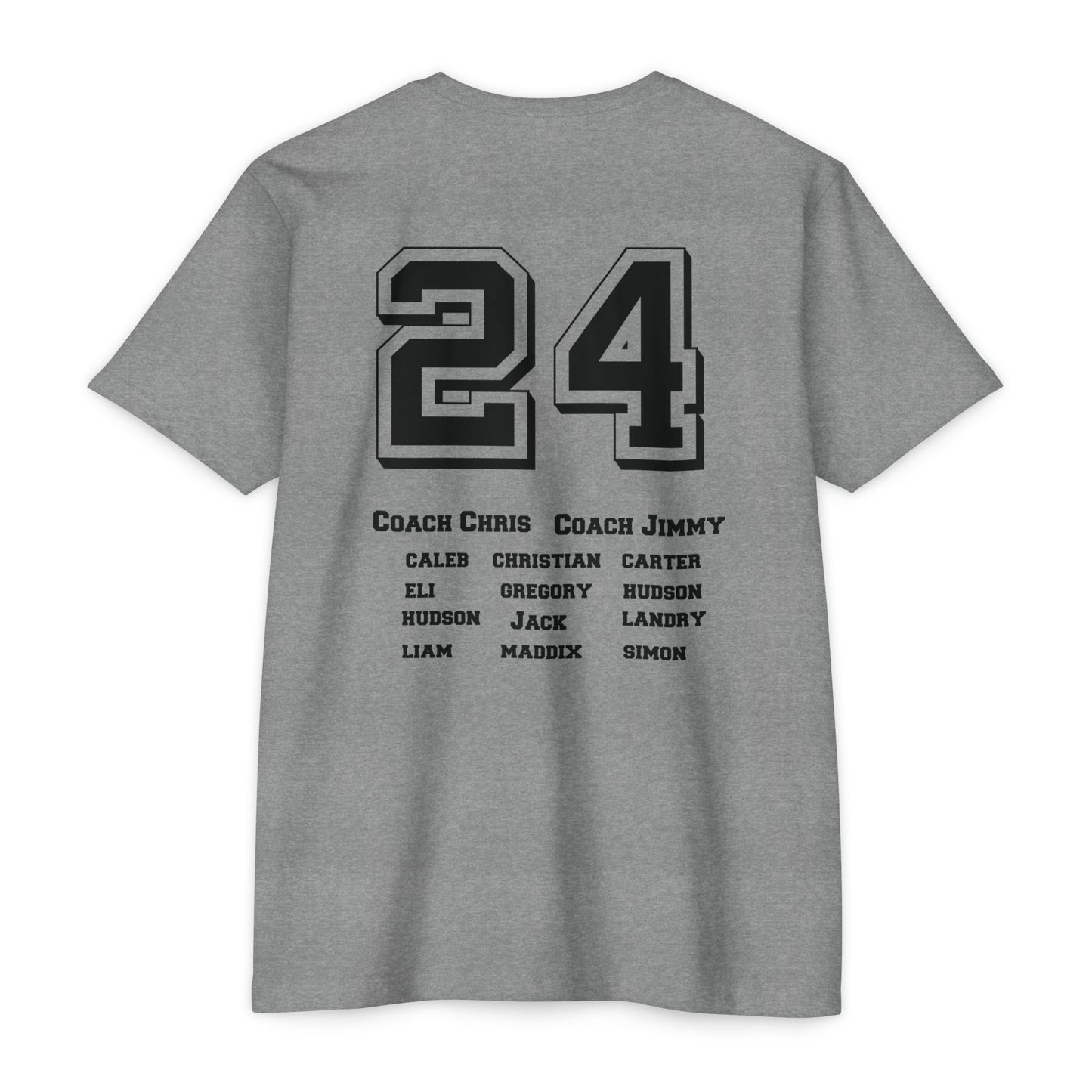 Titans Baseball Team Roster T-Shirt-Carter 24