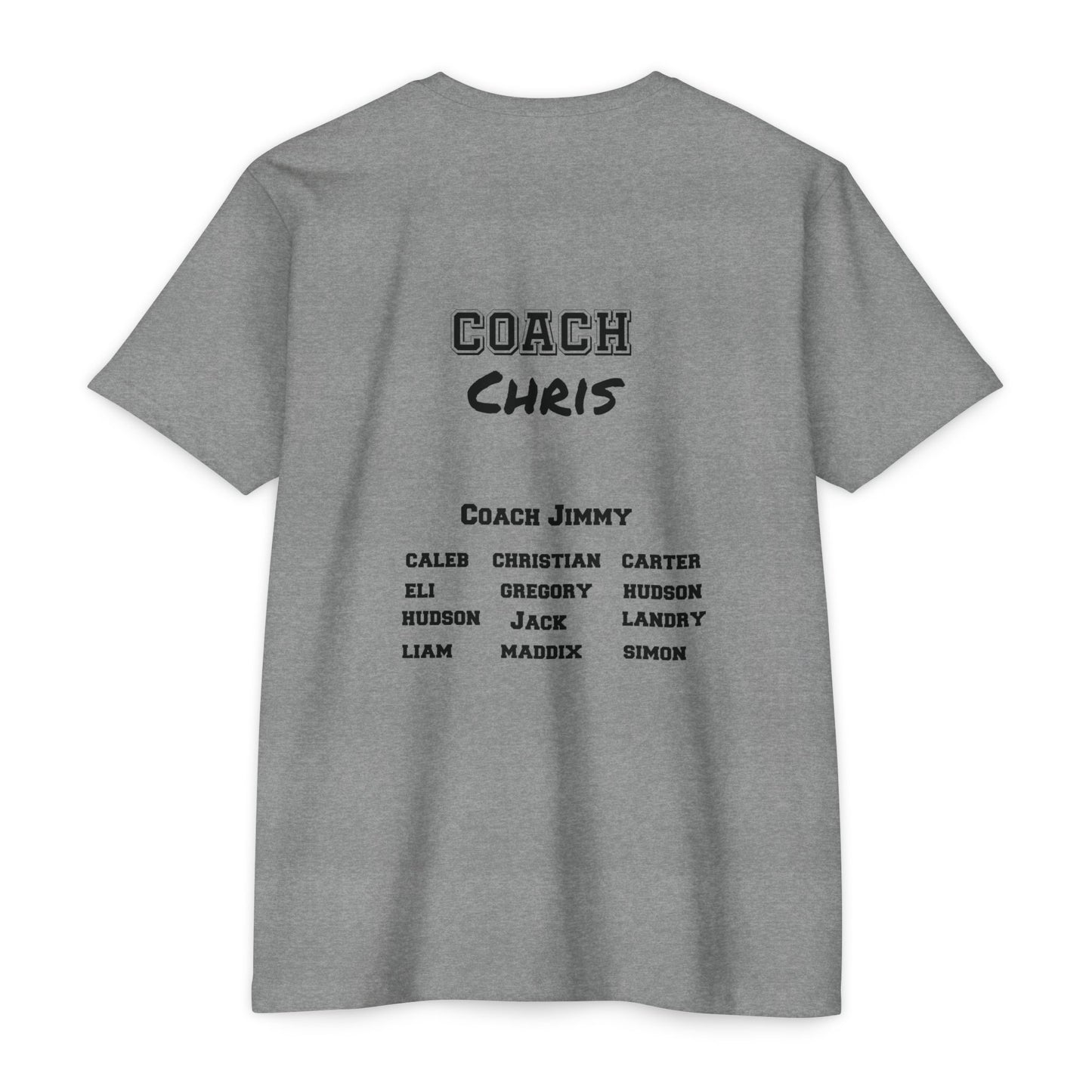 Titans Baseball Team Roster T-Shirt- Coach Chris