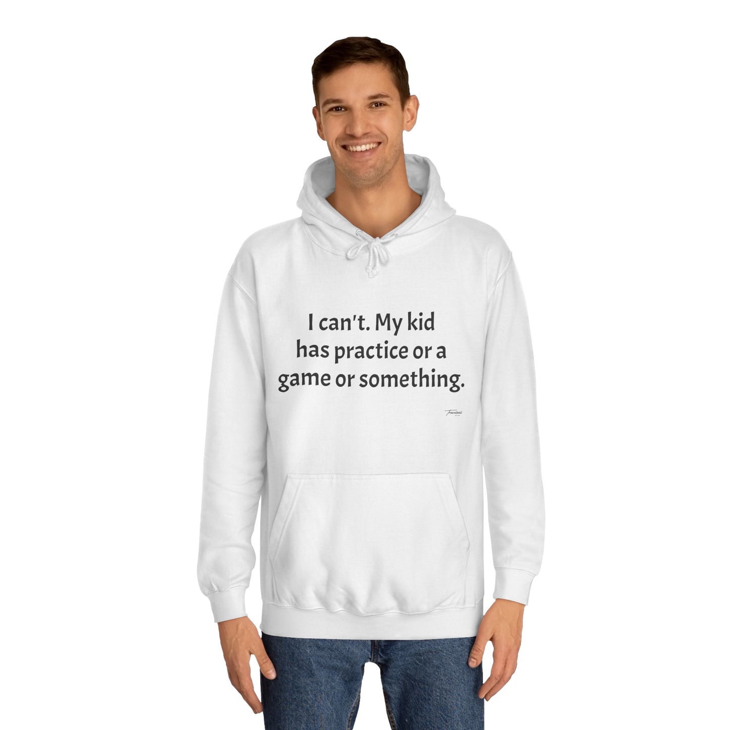 Unisex College Hoodie- I cant