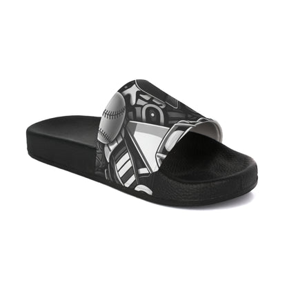 Baseball Graphic Slide Sandals — Men's Sports Pool & Team Slides