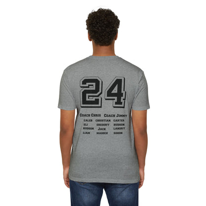 Titans Baseball Team Roster T-Shirt-Carter 24