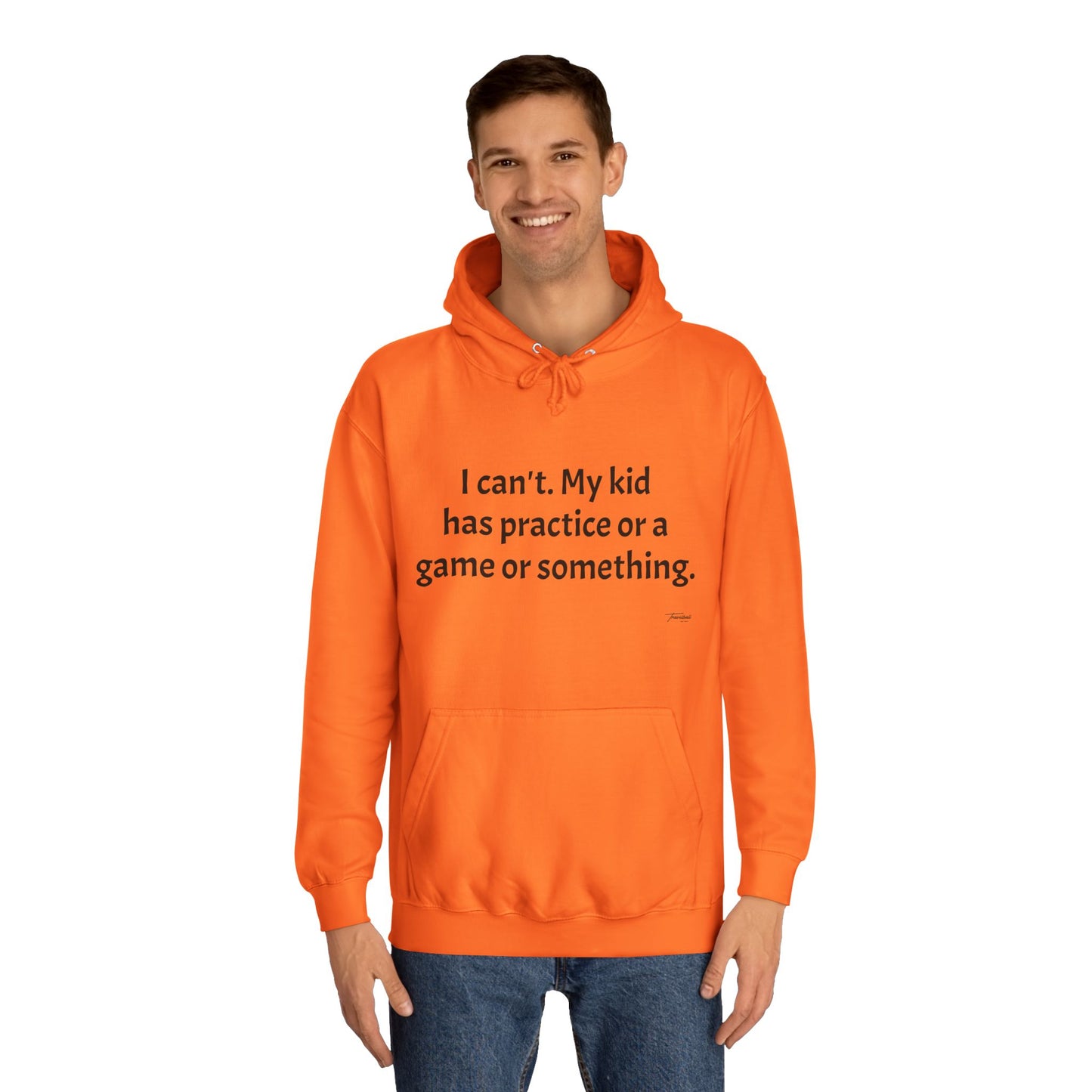 Unisex College Hoodie- I cant