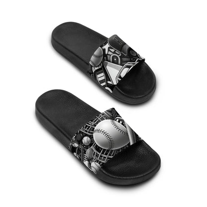 Baseball Graphic Slide Sandals — Men's Sports Pool & Team Slides