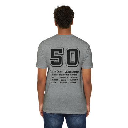Titans Baseball Team Roster T-Shirt-Simon 50