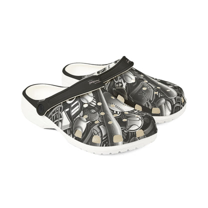 Baseball Bat & Ball EVA Foam Clogs – Lightweight Sports-Themed Slip-On Shoes