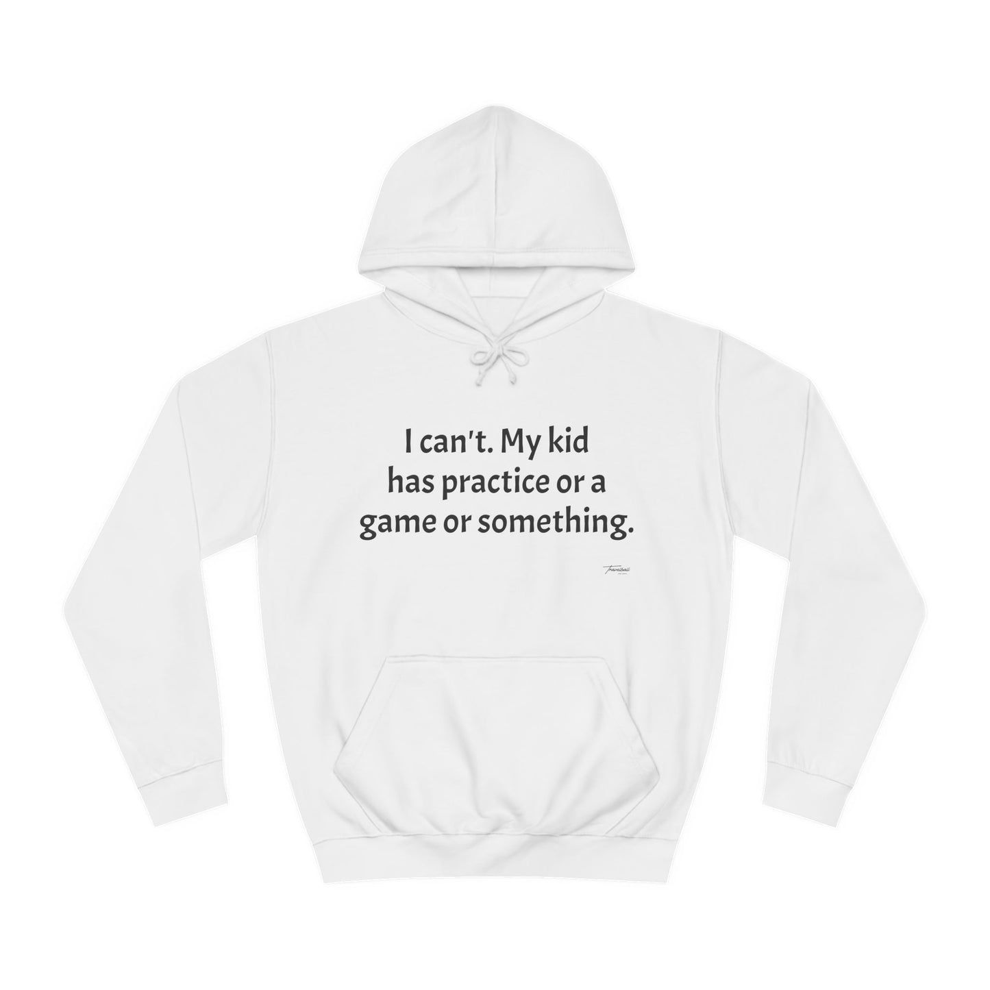 Unisex College Hoodie- I cant