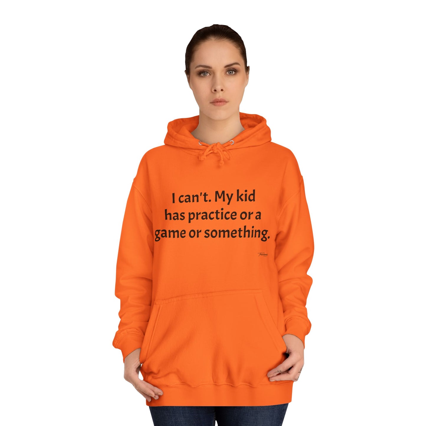 Unisex College Hoodie- I cant