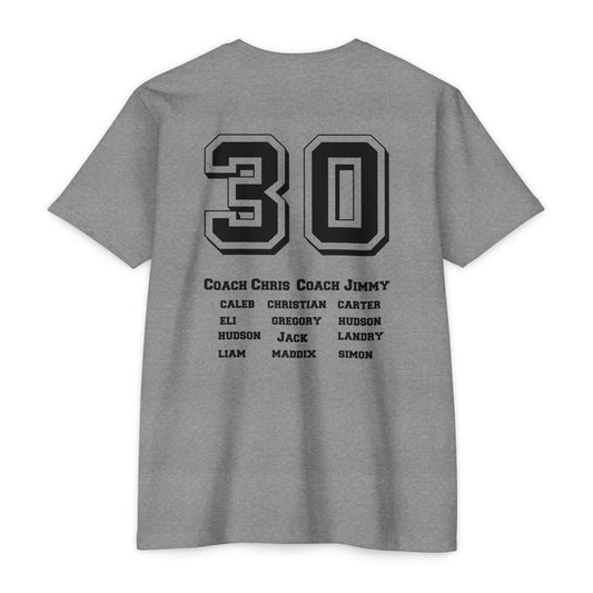 Titans Baseball Team Roster T-Shirt-Hudson B. 30