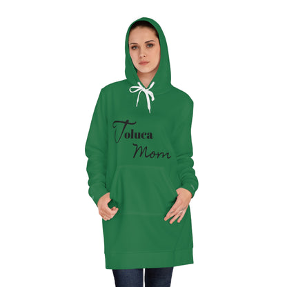 Team Mom Women's Hoodie Dress (Green)