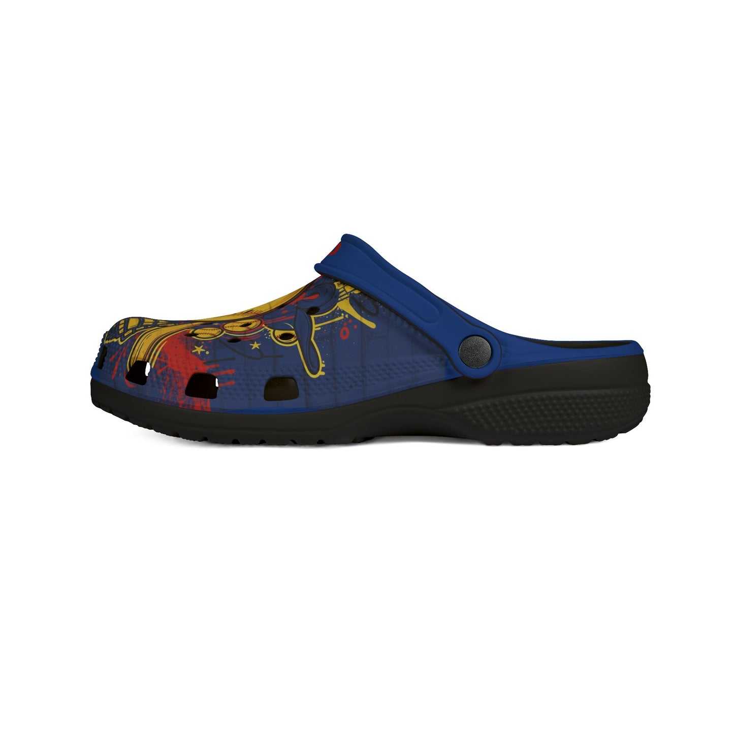 Baseball Graphic Clogs - Foam Slip-On Shoes