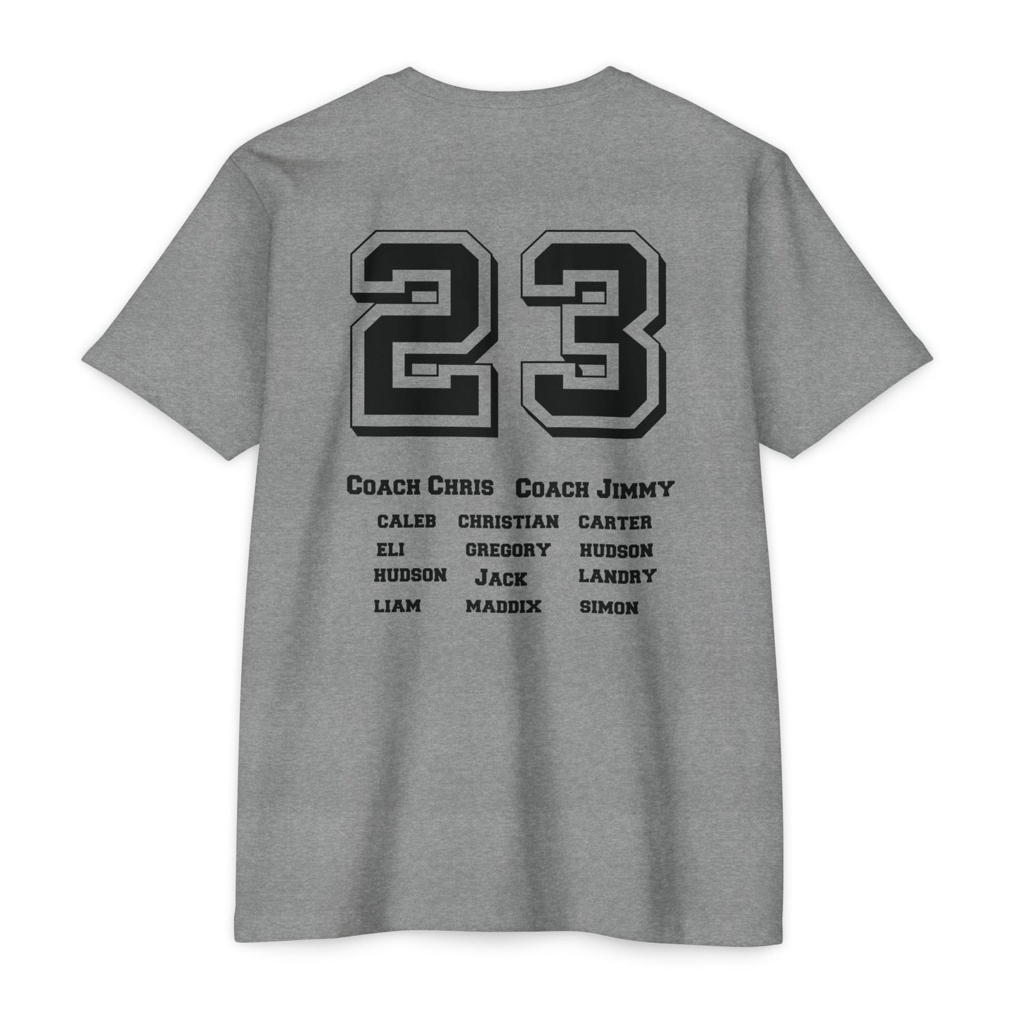 Copy of Titans Baseball Team Roster T-Shirt-Gregory 23