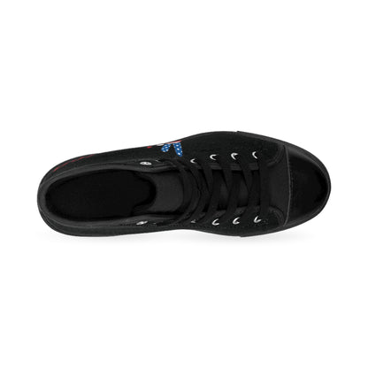 Men's Classic USA Themed Sneakers- Black