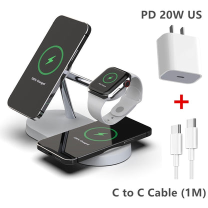 3-in-1 Wireless Magsafe Charger Stand - TravelBall