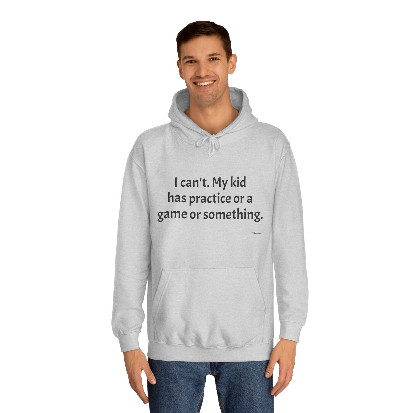 Unisex College Hoodie- I cant