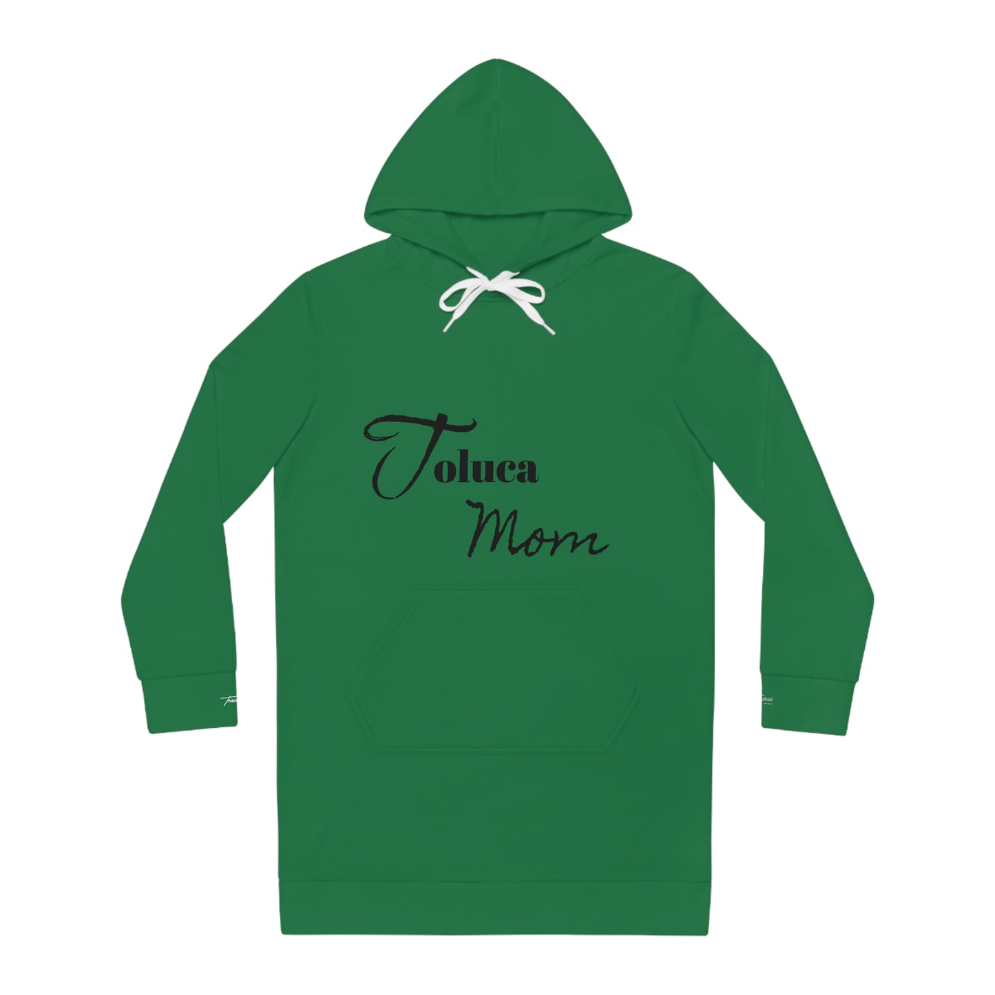 Team Mom Women's Hoodie Dress (Green)
