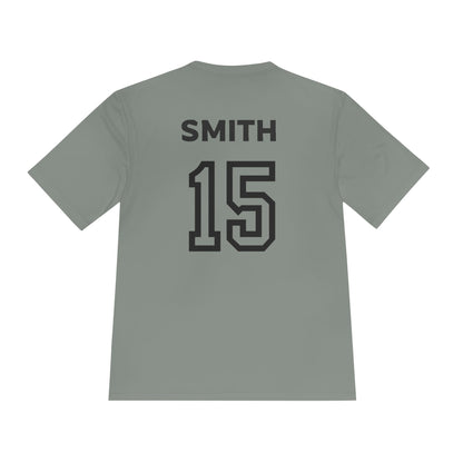 Team practice jersey w/ name and number (Grey/Black)