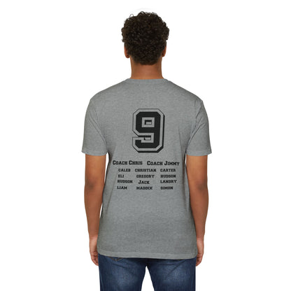 Titans Baseball Team Roster T-Shirt- Caleb 9