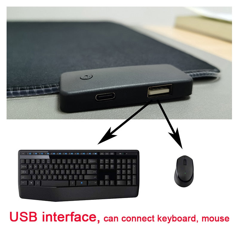 RGB Mouse Pad with Cable - TravelBall