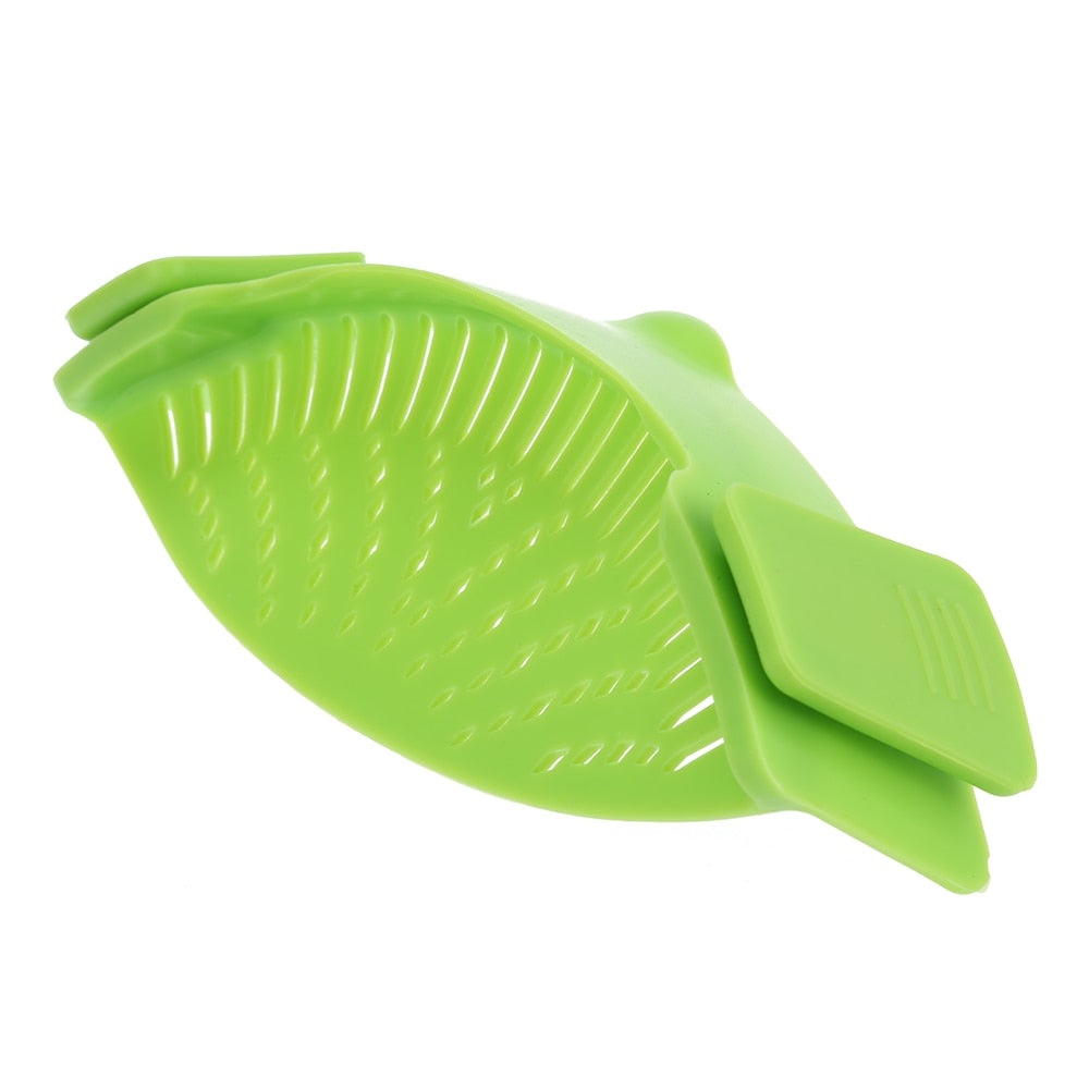 Silicone Kitchen Snap N Strain Filter - TravelBall