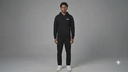 Hooded Long Sleeve Tee — Minimal Inspirational Back Print