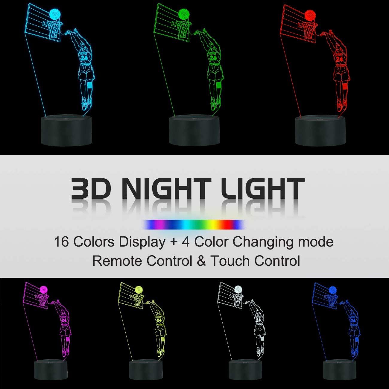Basketball 3D Lamp - TravelBall
