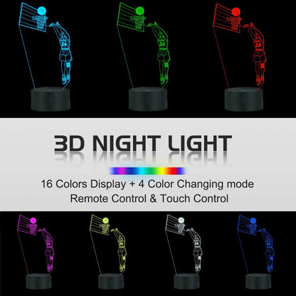 Basketball 3D Lamp - TravelBall