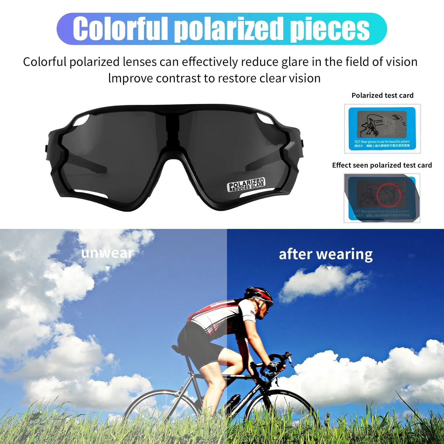 Polarized Cycling Glasses - TravelBall